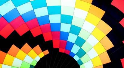 A color palette dashboard demonstrating brand color matching for web images